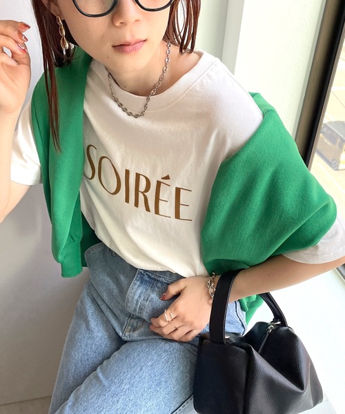 スコットクラブ　A:new フロッキープリントロゴTシャツ Freada/フリーダ フロッキーロゴ 半袖フットボールTシャツ（T