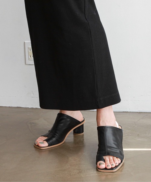 feepur（フェピュール）の「Iラインリブキャミワンピース（ワンピース・レディース・ブラック/モカ/杢グレー・MEDIUM）」の12枚目の写真