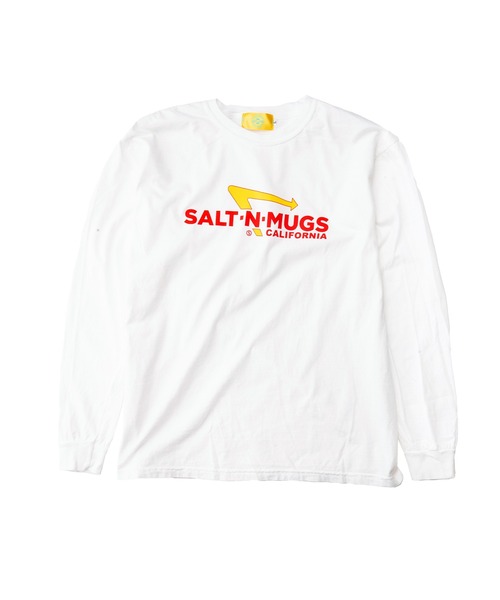 SALT&MUGS（ソルトアンドマグス）の「IN OUT LST（Tシャツ/カットソー・メンズ・ホワイト/ブラック・MEDIUM/X-LARGE/LARGE）」の9枚目の写真