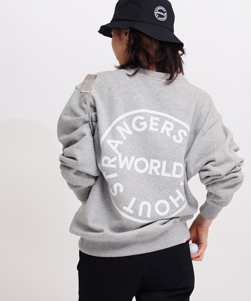 GIORDANO（ジョルダーノ）の「[ GIORDANO ] サークルロゴ 12.7オンス ヘヴィーウェイトクルーネックスウェット (ユニセックス）（スウェット・レディース・ブラック/杢グレー・LARGE/MEDIUM/X-LARGE/SMALL）」の6枚目の写真