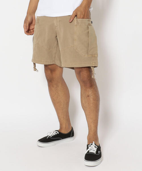 AVIREX(アヴィレックス)の「フェイド ウォッシュ マテリアル コンビネーション カーゴ ショーツ / FADE WASH MATELIAL COMBINATION CARGO SHORTS(カーゴパンツ・メンズ・カーキ/オリーブ/チャコール・X-LARGE/XX-LARGE/MEDIUM/LARGE)」の4枚目の写真