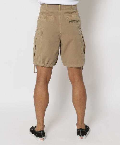 AVIREX(アヴィレックス)の「フェイド ウォッシュ マテリアル コンビネーション カーゴ ショーツ / FADE WASH MATELIAL COMBINATION CARGO SHORTS(カーゴパンツ・メンズ・カーキ/オリーブ/チャコール・X-LARGE/XX-LARGE/MEDIUM/LARGE)」の6枚目の写真