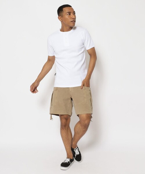 AVIREX(アヴィレックス)の「フェイド ウォッシュ マテリアル コンビネーション カーゴ ショーツ / FADE WASH MATELIAL COMBINATION CARGO SHORTS(カーゴパンツ・メンズ・カーキ/オリーブ/チャコール・X-LARGE/XX-LARGE/MEDIUM/LARGE)」の11枚目の写真