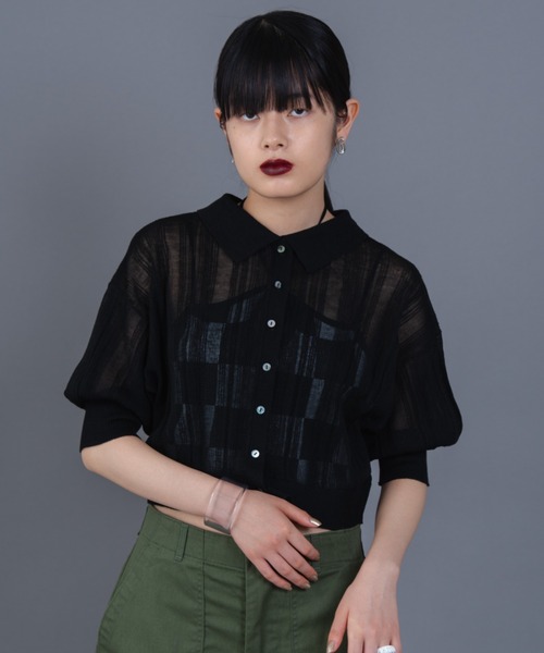ロベルトカバッリ　ブラックサマーセーター キラッと華やか】 インしない着こなしに 大人のラメニット