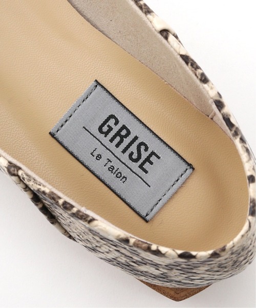 GRISE(グリーズ)の「GRISE スクエアステッチバブーシュ(パンプス・レディース・ブラック系その他/ベージュ系その他・23.5cm/24cm/24.5cm/23cm/22.5cm/21.5/22cm/25.5cm/25cm/21)」の9枚目の写真