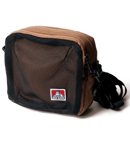 BEN DAVIS(ベンデイビス)の「《BEN DAVIS》MESH POCKET SHOULDER(ショルダーバッグ・メンズ・ブラック/ベージュ/ネイビー/ブラウン・FREE)」の3枚目の写真