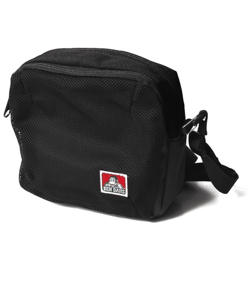 BEN DAVIS(ベンデイビス)の「《BEN DAVIS》MESH POCKET SHOULDER(ショルダーバッグ・メンズ・ブラック/ベージュ/ネイビー/ブラウン・FREE)」の2枚目の写真