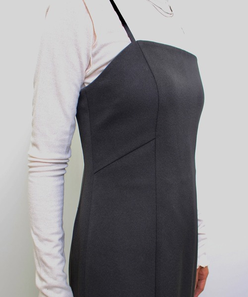 MLI'A（エムリア）の「スリットマーメイドキャミワンピース（ワンピース・レディース・ブラック/ライトベージュ/アイボリー/ライトブラウン/ネイビー・M）」の15枚目の写真