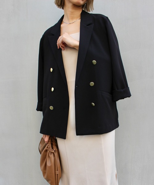 MLI'A（エムリア）の「スリットマーメイドキャミワンピース（ワンピース・レディース・ブラック/ライトベージュ/アイボリー/ライトブラウン/ネイビー・M）」の18枚目の写真