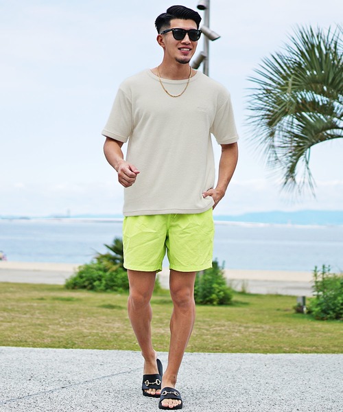 JOKER（ジョーカー）の「パイルBIG半袖Tシャツ ルーズシルエット オーバーサイズ メンズ（Tシャツ/カットソー・メンズ・ベージュ/ホワイト/ブラック/ブルー/グリーン/グレー・XL/M/L）」の12枚目の写真