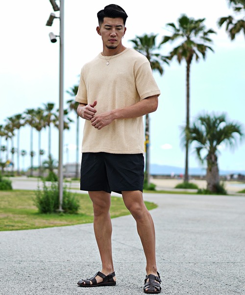 JOKER（ジョーカー）の「パイルBIG半袖Tシャツ ルーズシルエット オーバーサイズ メンズ（Tシャツ/カットソー・メンズ・ベージュ/ホワイト/ブラック/ブルー/グリーン/グレー・XL/M/L）」の15枚目の写真