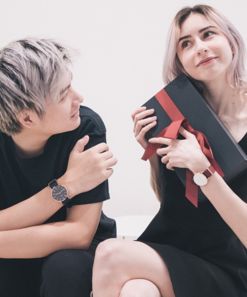 Daniel Wellington(ダニエルウェリントン)の「CLASSIC ROSELYN 時計ベルト(アナログ腕時計・レディース・シルバー/ピンクゴールド・18mm/20mm)」の5枚目の写真