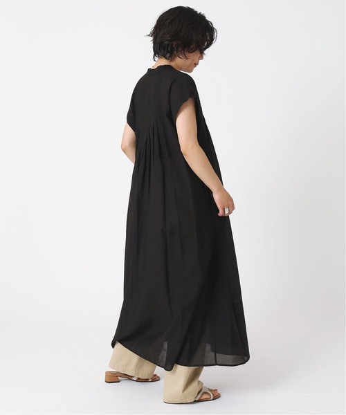 B.C STOCK（ベーセーストック）の「ボイルタックワンピース（ワンピース・レディース・ブラック/パープル/ピンク/グリーン・FREE）」の8枚目の写真