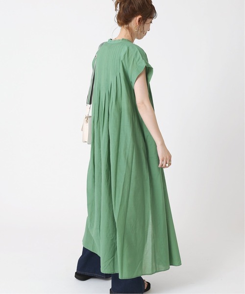 B.C STOCK（ベーセーストック）の「ボイルタックワンピース（ワンピース・レディース・ブラック/パープル/ピンク/グリーン・FREE）」の12枚目の写真