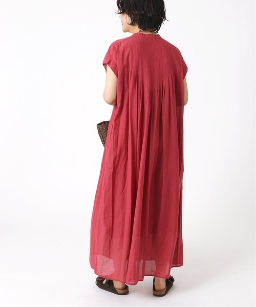 B.C STOCK（ベーセーストック）の「ボイルタックワンピース（ワンピース・レディース・ブラック/パープル/ピンク/グリーン・FREE）」の19枚目の写真