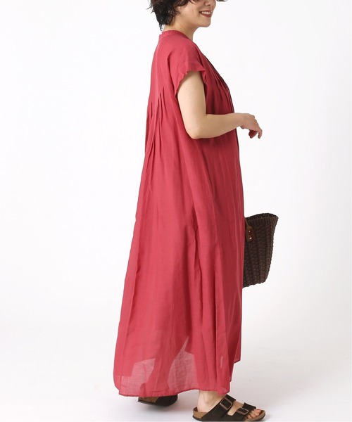 B.C STOCK（ベーセーストック）の「ボイルタックワンピース（ワンピース・レディース・ブラック/パープル/ピンク/グリーン・FREE）」の20枚目の写真