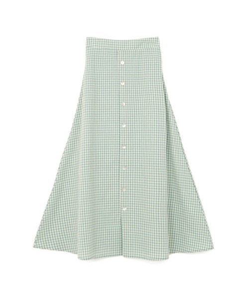 flower（フラワー）の「スプリンギーチェックスカート（スカート・レディース・ブラック/カーキ・FREE）」の18枚目の写真