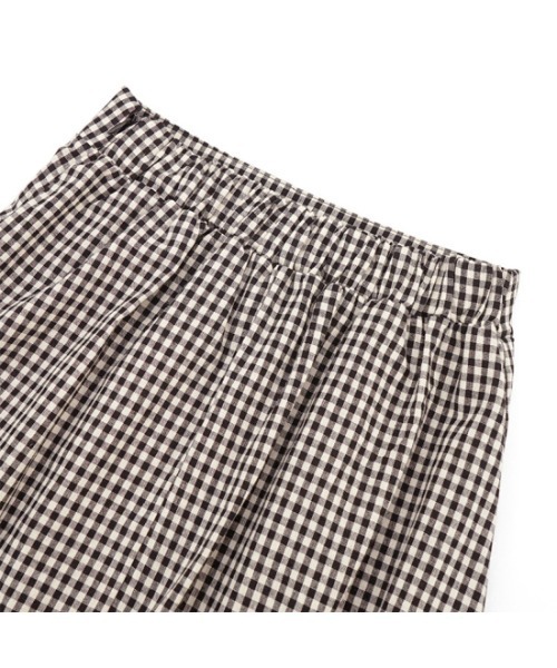 flower（フラワー）の「スプリンギーチェックスカート（スカート・レディース・ブラック/カーキ・FREE）」の15枚目の写真