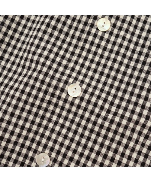 flower（フラワー）の「スプリンギーチェックスカート（スカート・レディース・ブラック/カーキ・FREE）」の13枚目の写真