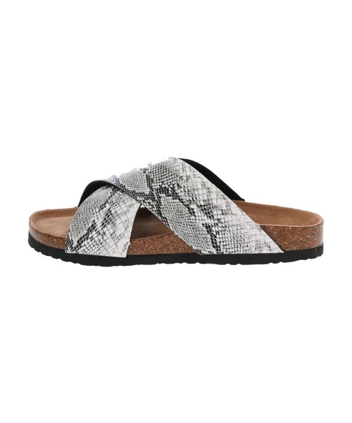 AMERICAN HOLIC（アメリカンホリック）の「PU クロスストラップコンフォートサンダル（サンダル・レディース・ベージュ/グレー・S/M/L）」の11枚目の写真