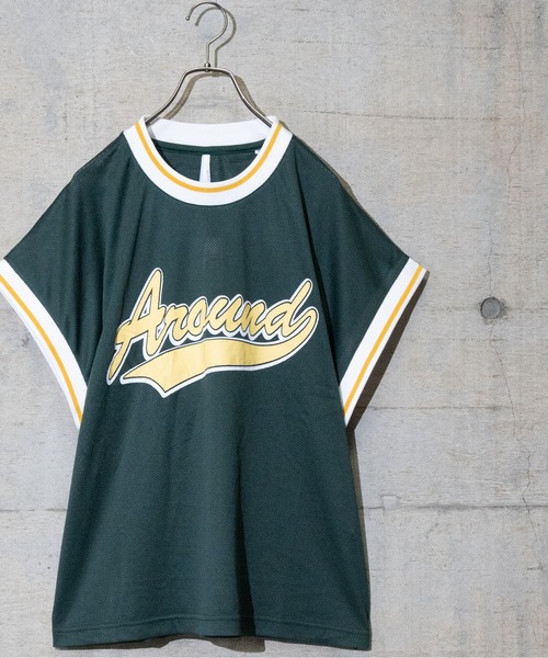 JOHN'S CLOSET（ジョンズクローゼット）の「【i】メッシュプリントゲームシャツ（ベスト・メンズ・ブラック/グリーン/パープル・LARGE/MEDIUM/X-LARGE）」の3枚目の写真