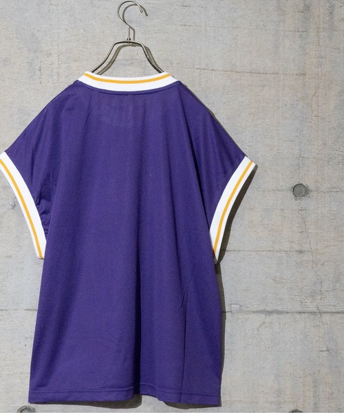 JOHN'S CLOSET（ジョンズクローゼット）の「【i】メッシュプリントゲームシャツ（ベスト・メンズ・ブラック/グリーン/パープル・LARGE/MEDIUM/X-LARGE）」の5枚目の写真