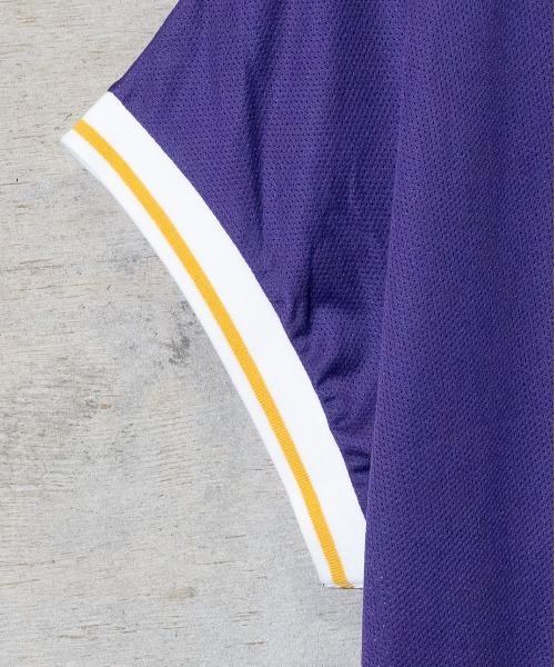 JOHN'S CLOSET（ジョンズクローゼット）の「【i】メッシュプリントゲームシャツ（ベスト・メンズ・ブラック/グリーン/パープル・LARGE/MEDIUM/X-LARGE）」の6枚目の写真