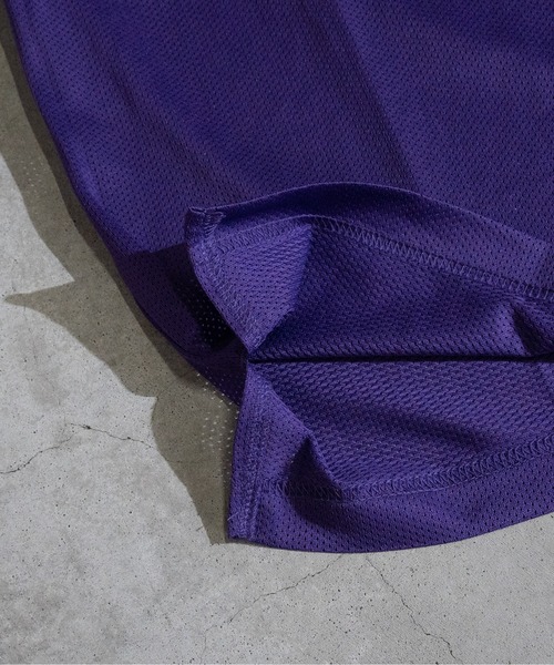 JOHN'S CLOSET（ジョンズクローゼット）の「【i】メッシュプリントゲームシャツ（ベスト・メンズ・ブラック/グリーン/パープル・LARGE/MEDIUM/X-LARGE）」の8枚目の写真