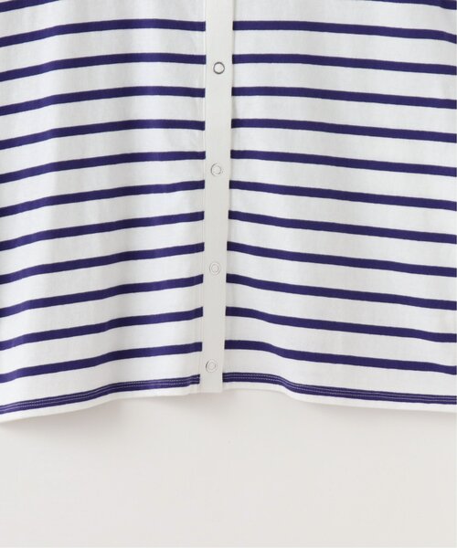 frames RAY CASSIN（フレームスレイカズン）の「WEB限定．USAコットン前後2WAYカーディガン（カーディガン/ボレロ・レディース・ピンク系/ネイビー系/ネイビー/ピンク・FREE）」の22枚目の写真