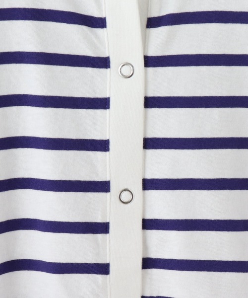 frames RAY CASSIN（フレームスレイカズン）の「WEB限定．USAコットン前後2WAYカーディガン（カーディガン/ボレロ・レディース・ピンク系/ネイビー系/ネイビー/ピンク・FREE）」の12枚目の写真