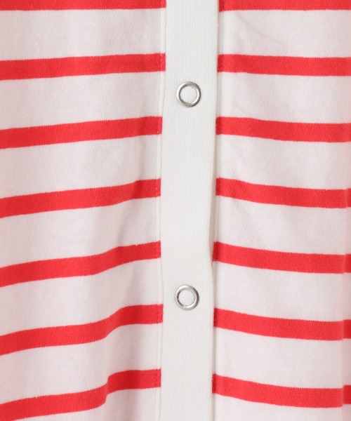 frames RAY CASSIN（フレームスレイカズン）の「WEB限定．USAコットン前後2WAYカーディガン（カーディガン/ボレロ・レディース・ピンク系/ネイビー系/ネイビー/ピンク・FREE）」の10枚目の写真