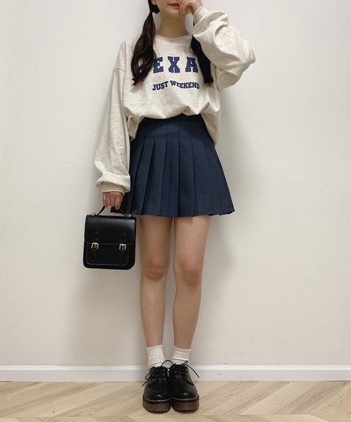 Cham.（チャム）の「プリーツミニスカート（スカート・レディース・ブラック/ブラウン/グレー・F）」の21枚目の写真