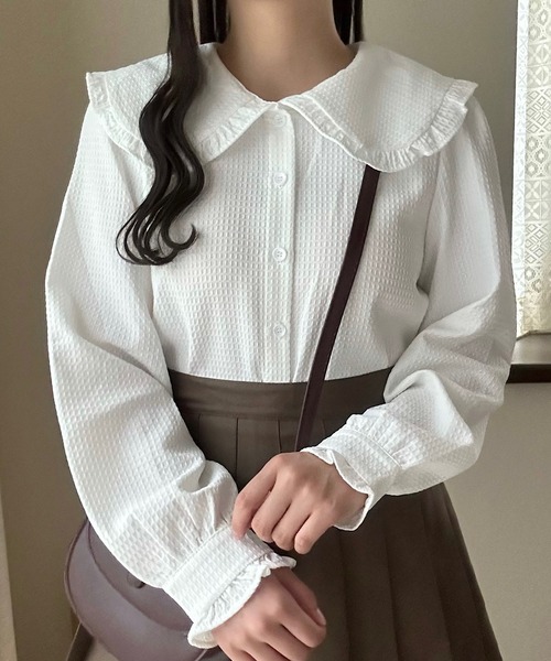 Cham.（チャム）の「プリーツミニスカート（スカート・レディース・ブラック/ブラウン/グレー・F）」の5枚目の写真