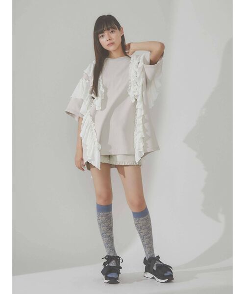 merry jenny(メリージェニー)の「リボンスニーカーサンダル(サンダル・レディース・アイボリー/ブラック・SMALL/MEDIUM/LARGE)」の9枚目の写真