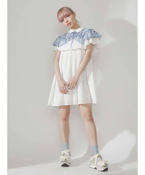 merry jenny(メリージェニー)の「リボンスニーカーサンダル(サンダル・レディース・アイボリー/ブラック・SMALL/MEDIUM/LARGE)」の15枚目の写真