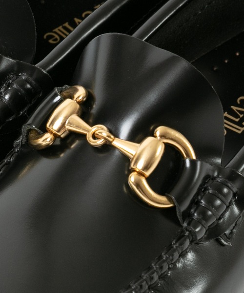allureville(アルアバイル)の「【alureville×ARTESANOS】ビットローファー(ローファー・レディース・ブラック・38/36/37)」の2枚目の写真