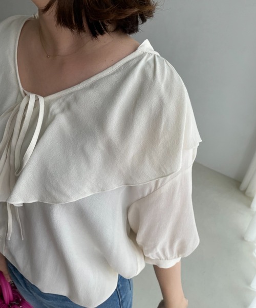 LOWRYS FARM（ローリーズファーム）の「フリルブラウス 294287