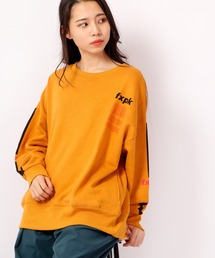 FLASH PACKER（フラッシュパッカー）の「FLASH PACKER 編みのユルい薄手の裏毛スウェットクルー（スウェット）」