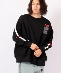 FLASH PACKER（フラッシュパッカー）の「FLASH PACKER 編みのユルい薄手の裏毛スウェットクルー（スウェット）」