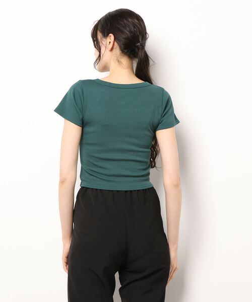 AKEP 売れ筋商品|||エーケプ Tシャツ トップス レディース Tops Green レディース 【adidas】 アディダス W CROPPED TEE ショート