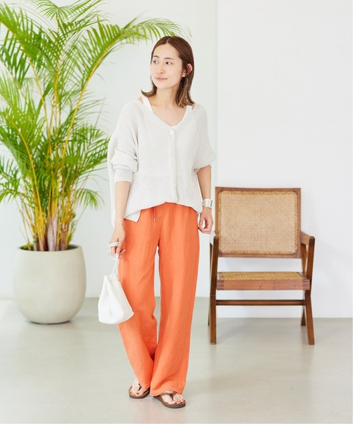 FRAMeWORK（フレームワーク）の「リネンレーヨンドロストパンツ