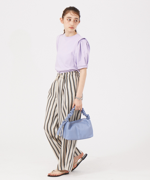 LOWELL things（ロウェル　シングス）の「Mashum/ｷﾞｬｻﾞｰﾜﾝｼｮﾙﾀﾞｰ/ホーボーバッグ（トートバッグ・レディース・ブラウン/ブルー/イエロー/アイボリー・フリー）」の19枚目の写真