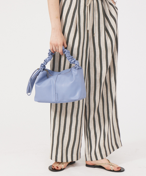 LOWELL things（ロウェル　シングス）の「Mashum/ｷﾞｬｻﾞｰﾜﾝｼｮﾙﾀﾞｰ/ホーボーバッグ（トートバッグ・レディース・ブラウン/ブルー/イエロー/アイボリー・フリー）」の20枚目の写真