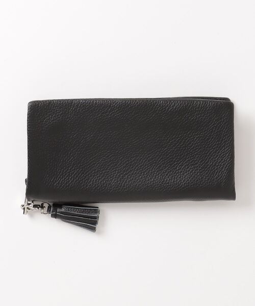BEAURE/ビュレ】タッセル付き 本革 長財布 レザー ウォレット