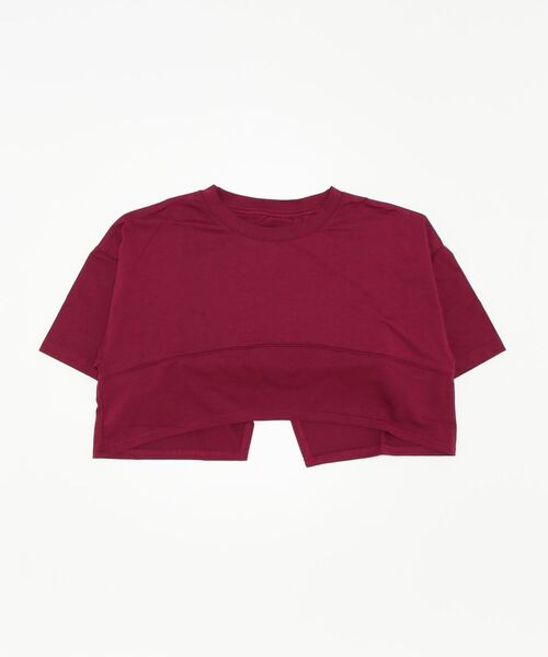 socolla（ソコラ）の「【socolla】【2点セット】レイヤードセットTシャツ（Tシャツ/カットソー・レディース・ブルー系その他/ボルドー/オフホワイト/グレー系その他・M）」の22枚目の写真