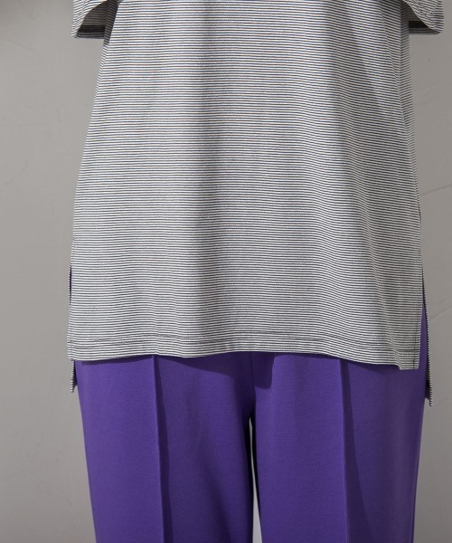 socolla（ソコラ）の「【socolla】【2点セット】レイヤードセットTシャツ（Tシャツ/カットソー・レディース・ブルー系その他/ボルドー/オフホワイト/グレー系その他・M）」の20枚目の写真