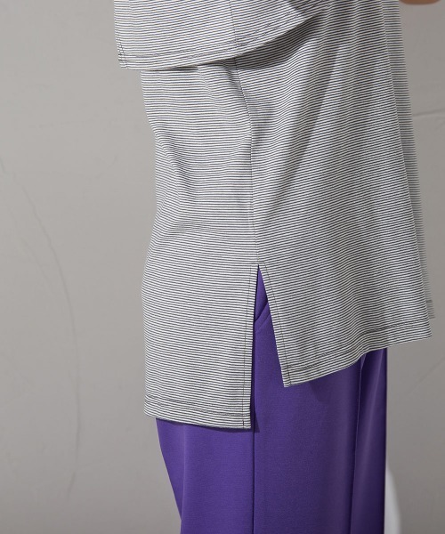 socolla（ソコラ）の「【socolla】【2点セット】レイヤードセットTシャツ（Tシャツ/カットソー・レディース・ブルー系その他/ボルドー/オフホワイト/グレー系その他・M）」の13枚目の写真