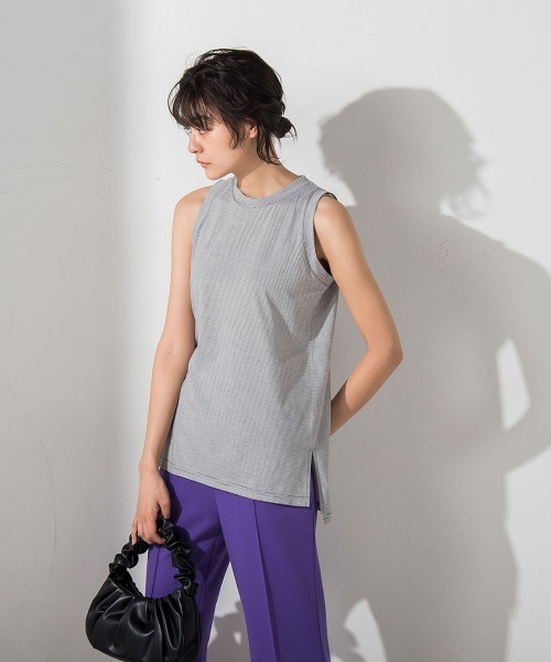 socolla（ソコラ）の「【socolla】【2点セット】レイヤードセットTシャツ（Tシャツ/カットソー・レディース・ブルー系その他/ボルドー/オフホワイト/グレー系その他・M）」の17枚目の写真