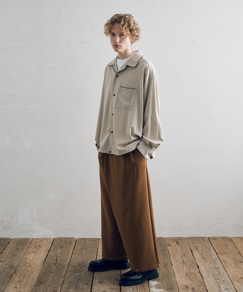 DOOPZ(ドープス)の「ワイドタックタイパンツ(その他パンツ・メンズ・グレー/ブラック/ブラウン・SMALL/MEDIUM/LARGE)」の13枚目の写真