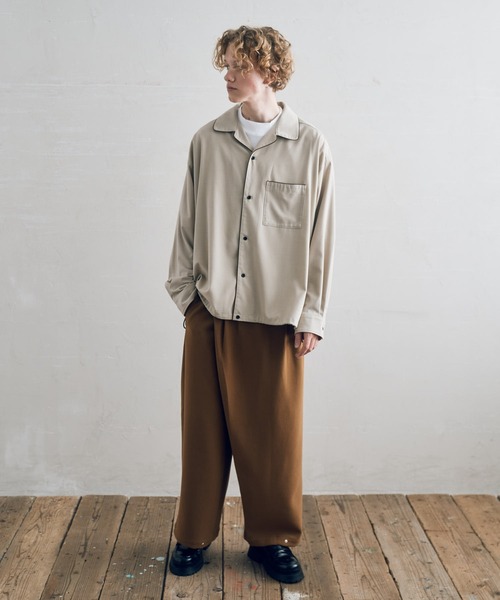 DOOPZ(ドープス)の「ワイドタックタイパンツ(その他パンツ・メンズ・グレー/ブラック/ブラウン・SMALL/MEDIUM/LARGE)」の18枚目の写真